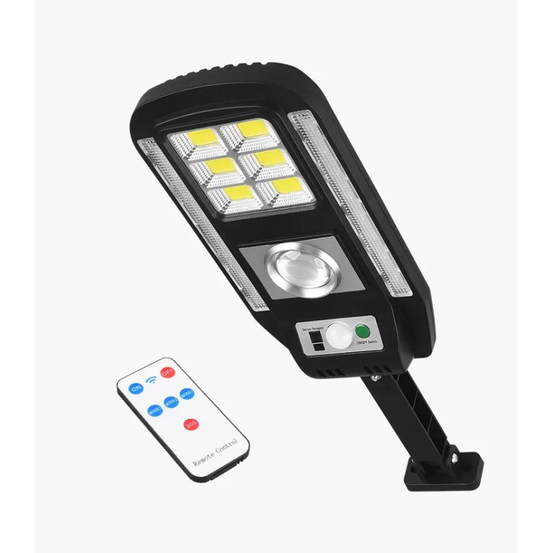 LED прожектор вуличний настінний із сонячною панеллю водозахищений з датчиком руху та пультом CL-728