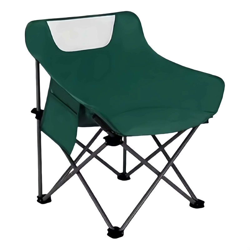 Складаний стілець туристичний зі спинкою 46х46х66см Easy Camping (EC-1214) Green
