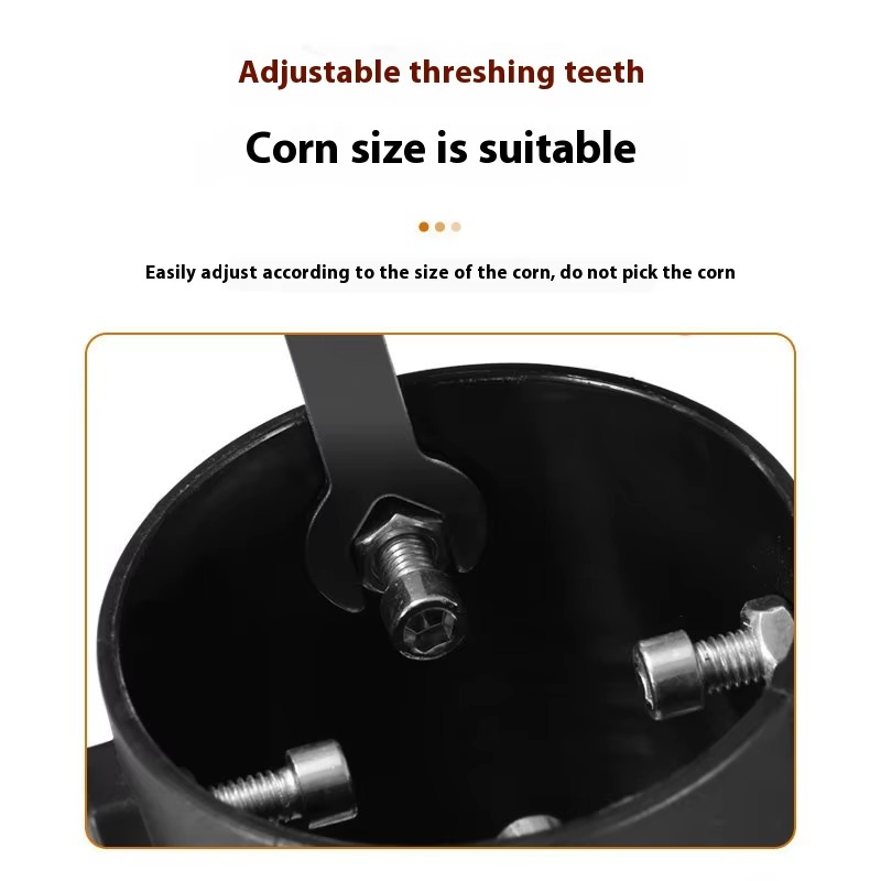 Насадка на дриль / шуруповерт для швидкого очищення кукурудзи MP-0989 Black