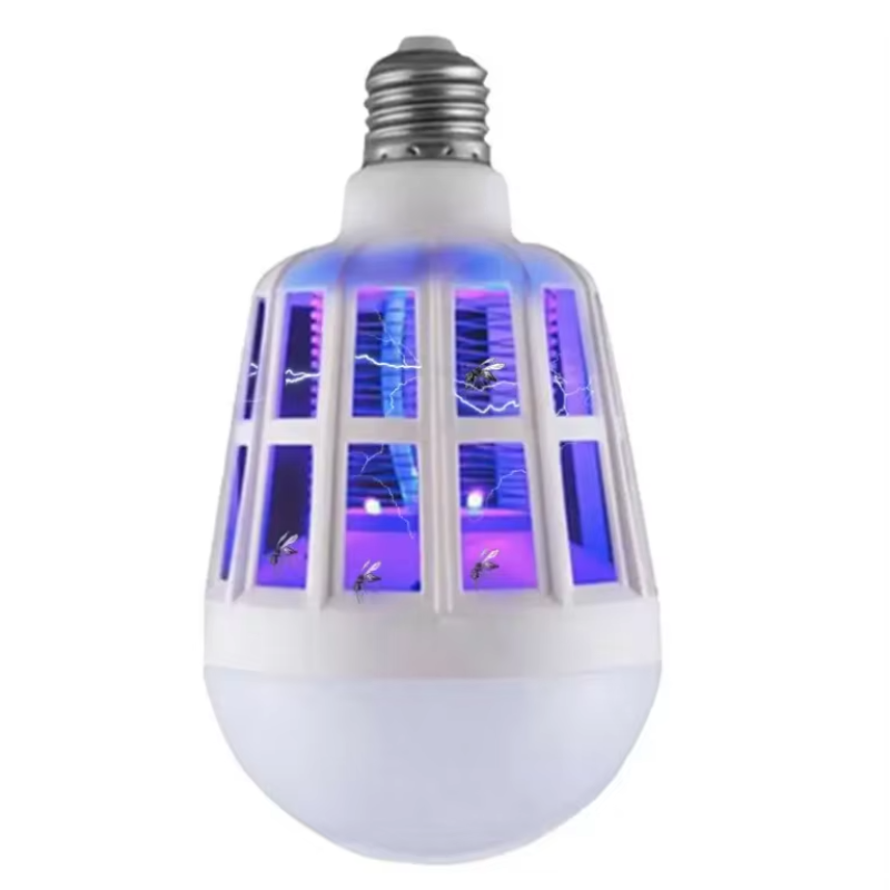 Світлодіодна лампа приманка - знищувач для комах 2в1 Destrui Lamp DL9808 White