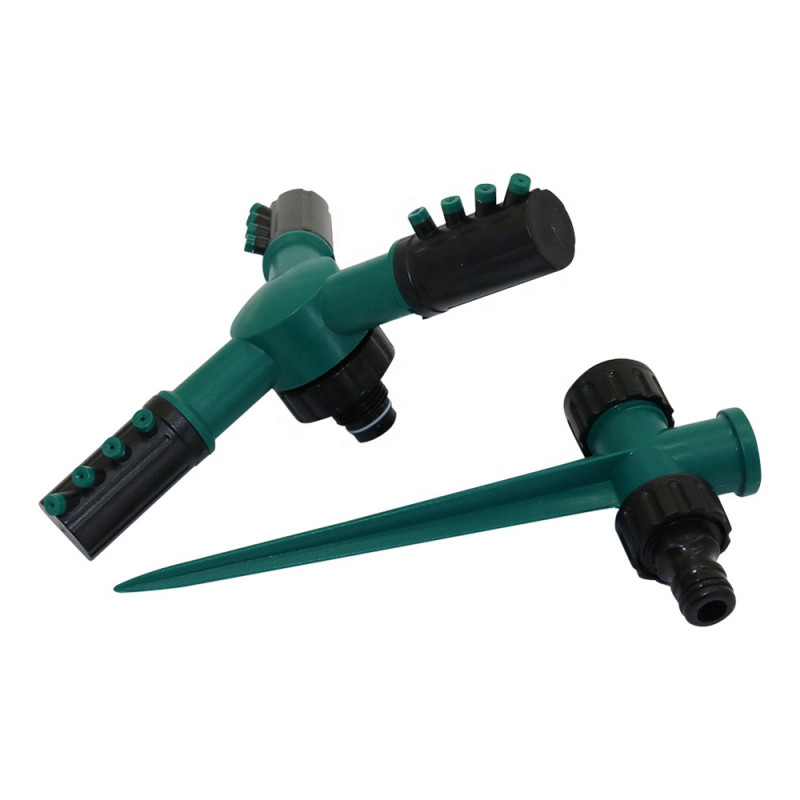 Розпилювач для газону з інсталяційним шипом і автоматичною головкою, що обертається Best Garden BG-8975 Green