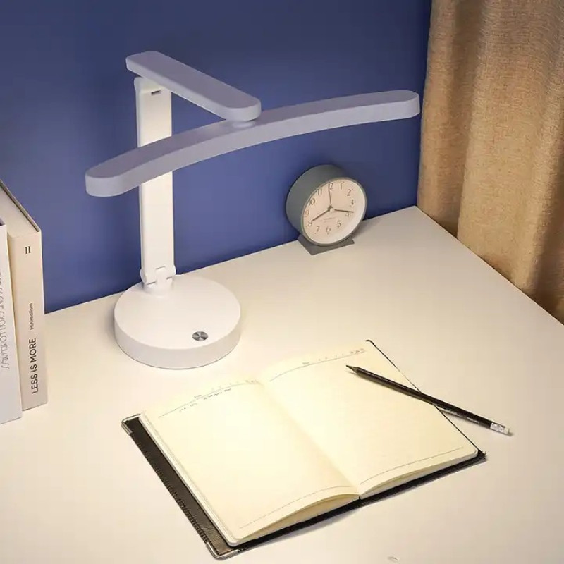 Акумуляторна світлодіодна настільна лампа DESEO 3 режими світіння з сенсорним вимикачем 5В (1967) White