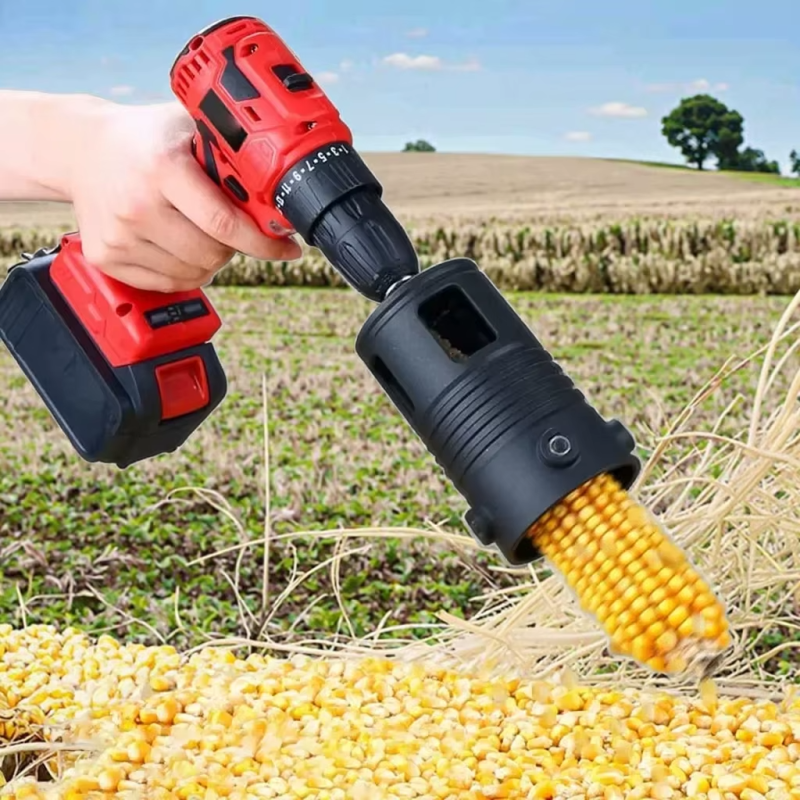 Насадка на дриль / шуруповерт для швидкого очищення кукурудзи MP-0989 Black