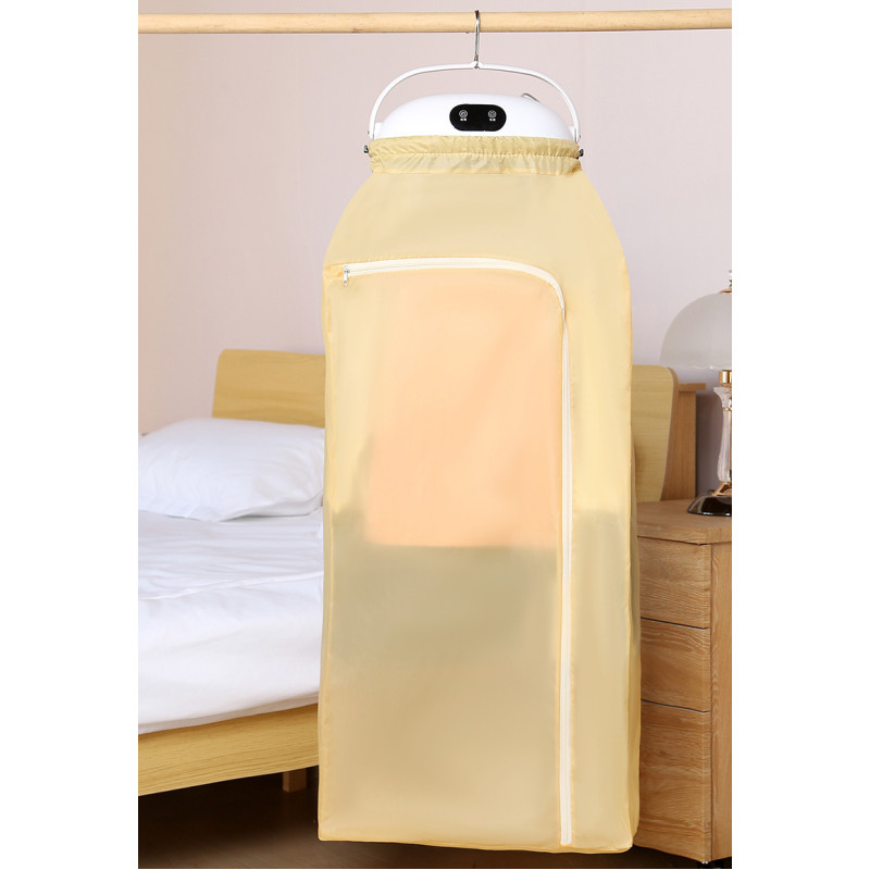 Автоматична електросушарка 1000 Вт вертикальна для одягу з чохлом і таймером HB-006 White