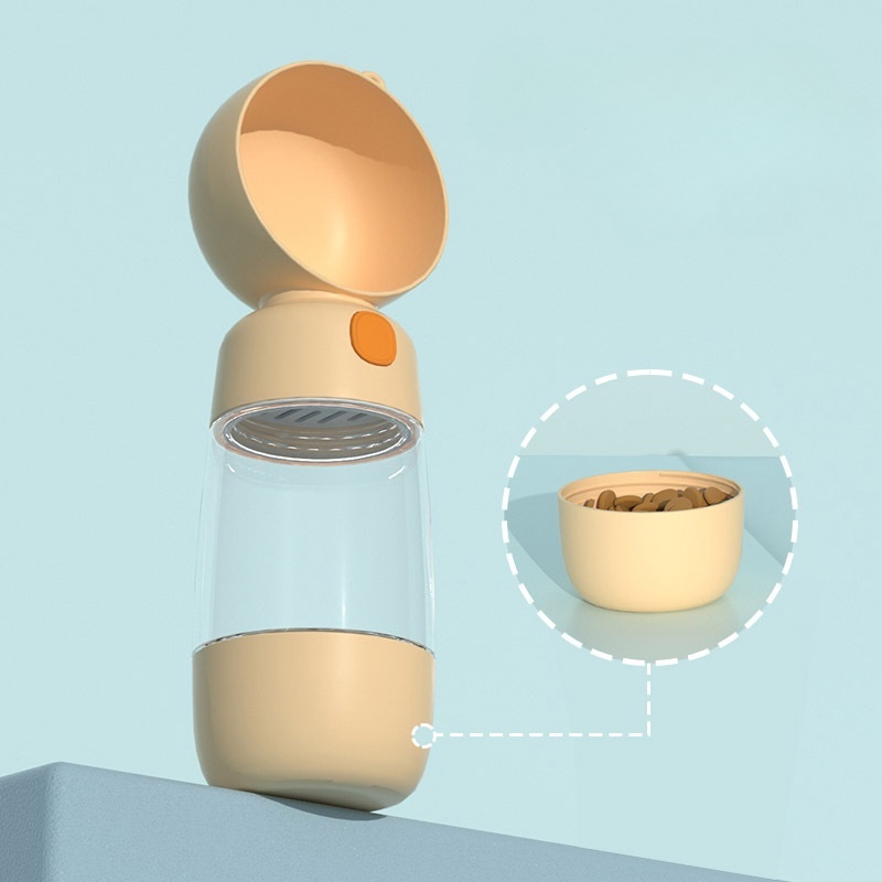 Портативная поилка-кормушка для домашних животных SM-0912 Orange