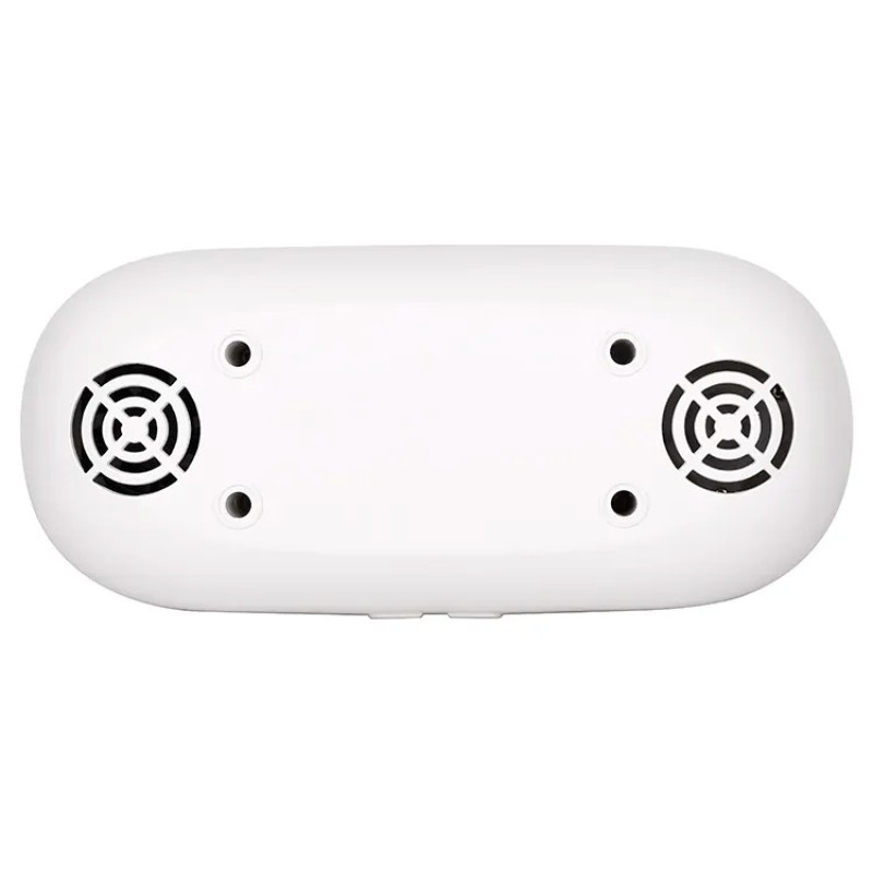 Ультразвуковий зволожувач повітря 200мл з ефектом полум'я RGB LED 7 кольорів 6Вт White