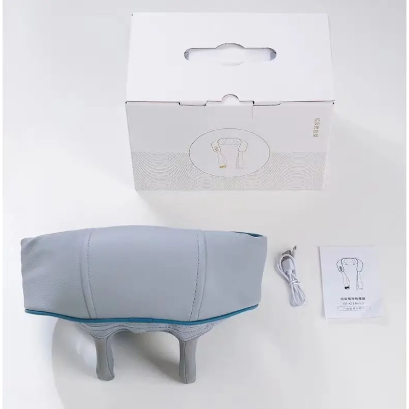 Електричний масажер комір для спини та шиї Collar Magic з інфрачервоним обігрівом 10Вт Gray (CM1209)