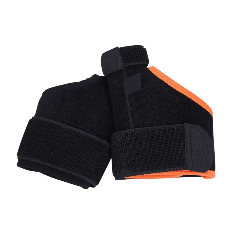 Бандаж ортез на зап'ястку та великий палець Right з фіксатором AOLIKES A-1670 Black/Orange