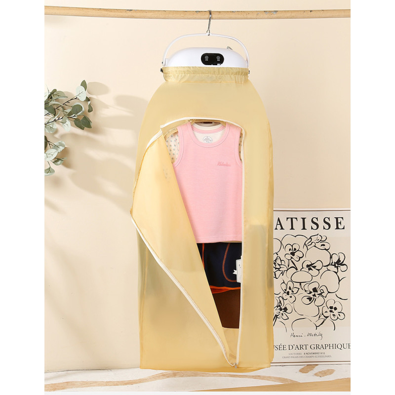 Автоматична електросушарка 1000 Вт вертикальна для одягу з чохлом і таймером HB-006 White