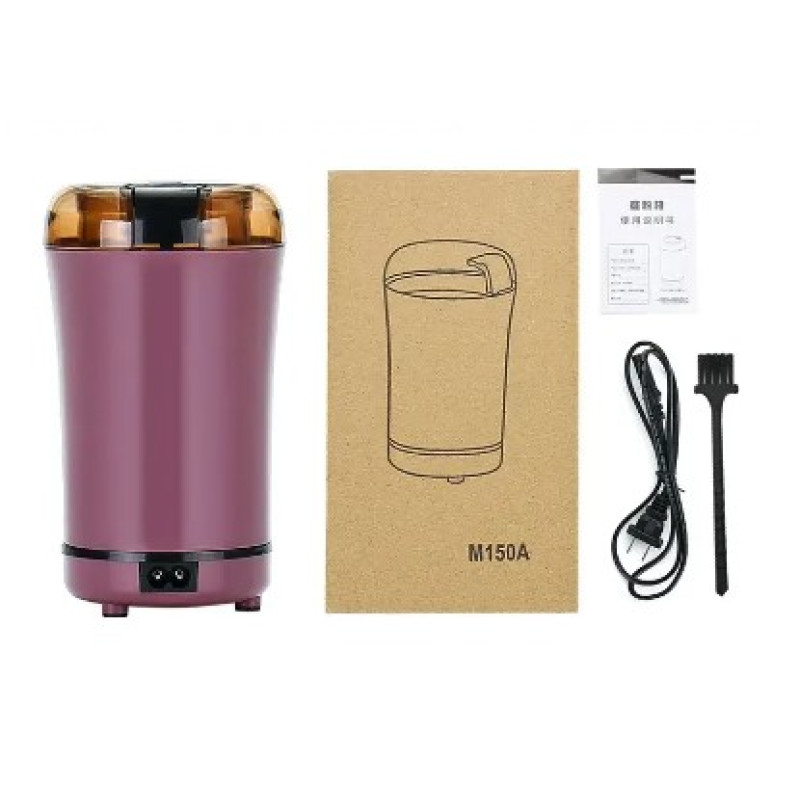 Міні електрична кавомолка для кофе на 150Вт із нержавіючої сталі Violet