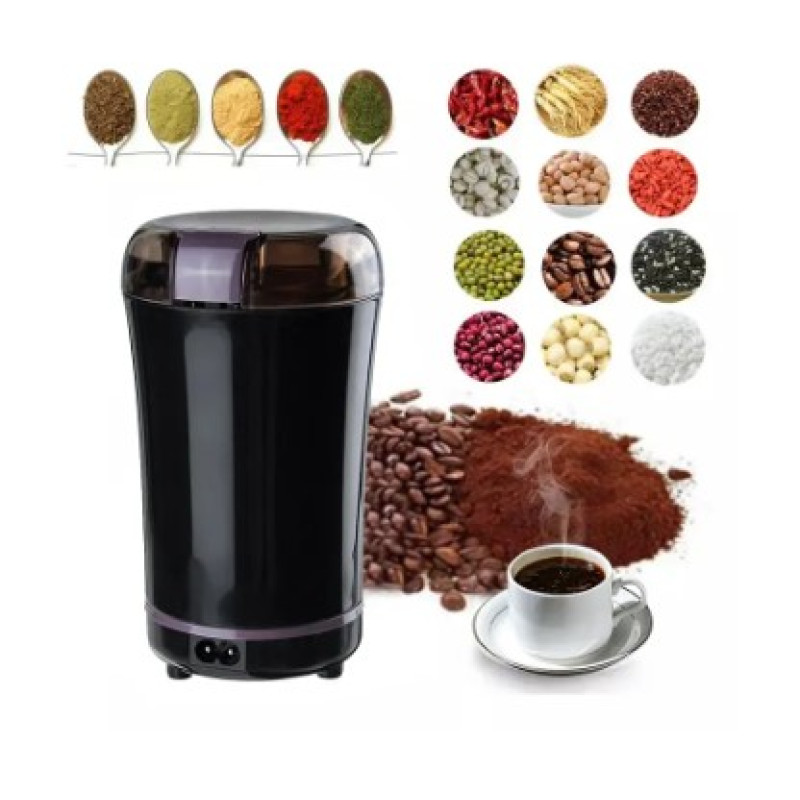Міні електрична кавомолка для кофе на 150Вт із нержавіючої сталі Black