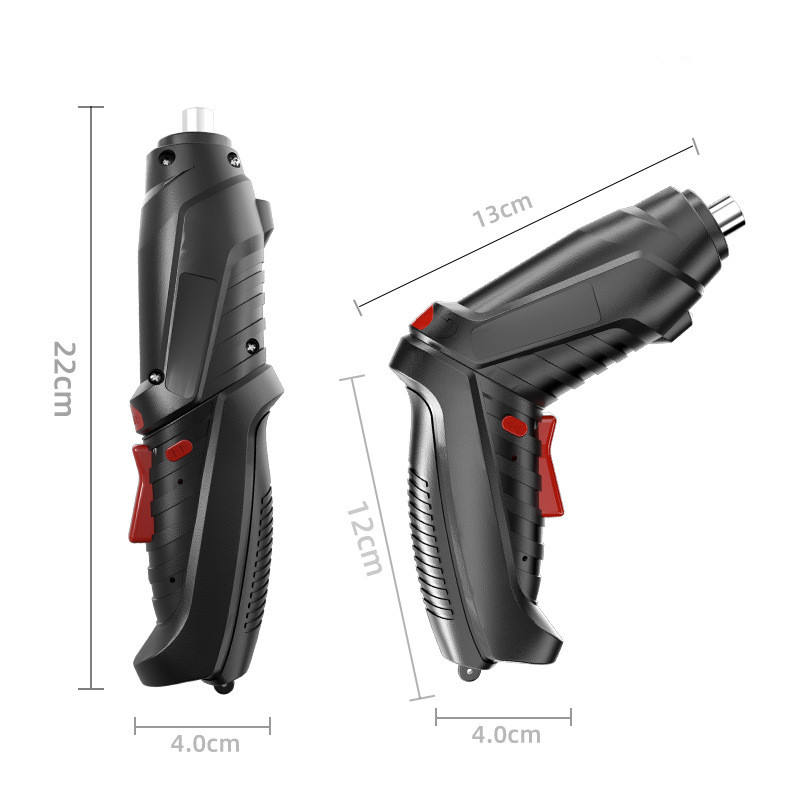 Шуруповерт акумуляторний Repair Tool в кейсі з набором свердл та насадок W12 Black