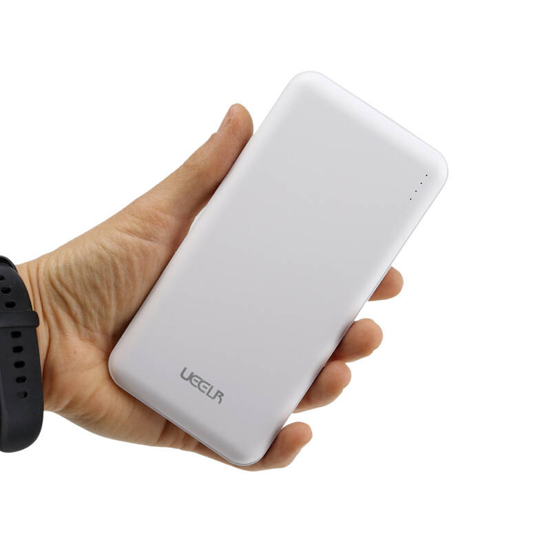 Зовнішній акумулятор зі швидким заряджанням Ueelr UY98 10000 mAh протиударний та ультратонкий (10043-42870) Білий Зовнішній акумулятор зі швидким заряджанням Ueelr UY98 10000 mAh протиударний та ультратонкий (10043-42870) Білий