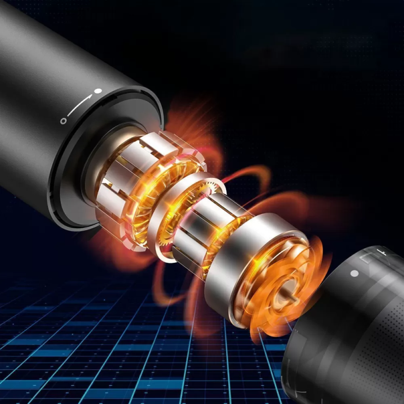 Акумуляторний бездротовий автомобільний пилосос 120W зі щітками в комплекті Proove Void Assistant (C2 Black)