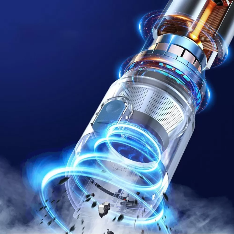 Автомобільний портативний акумуляторний пилосос для сухого прибирання Proove Void (Assistant C1 Black)