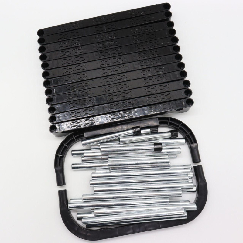 Полиця стелаж для взуття 150х56х26см на 8 полиць Light Shelf LS-7813 Black