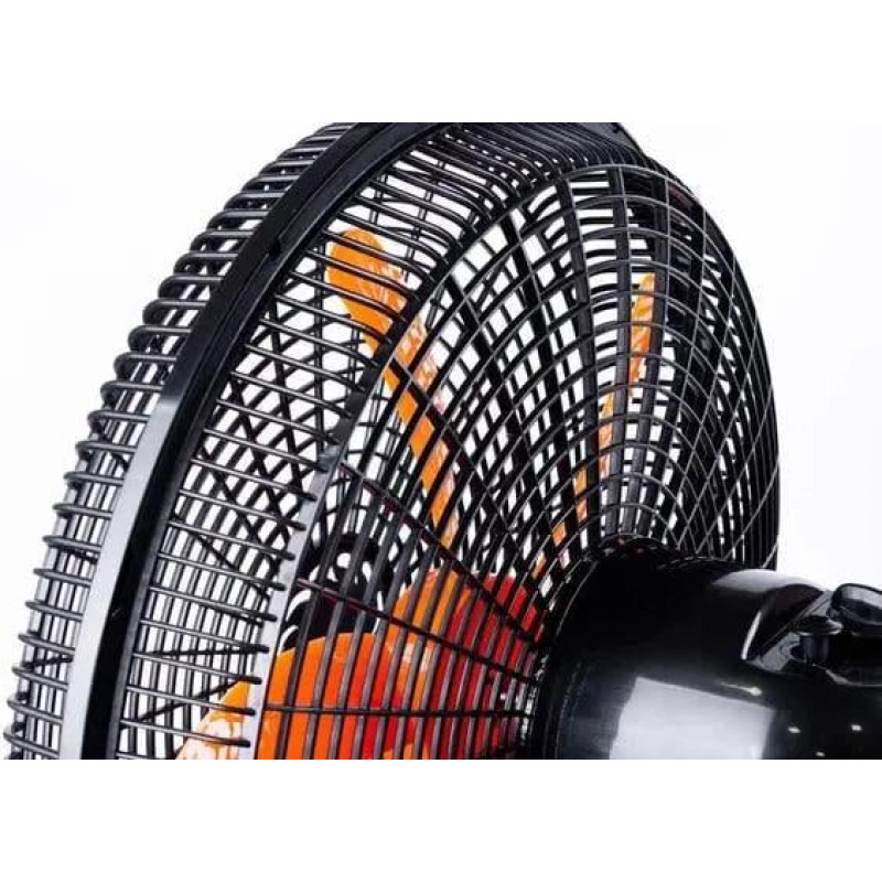 Підлоговий вентилятор побутовий із захисними ґратами, 3 швидкості 5 лопастей 65 Вт RainBerg RB-1802 Gray Підлоговий вентилятор побутовий із захисними ґратами, 3 швидкості 5 лопастей 65 Вт RainBerg RB-1802 Gray