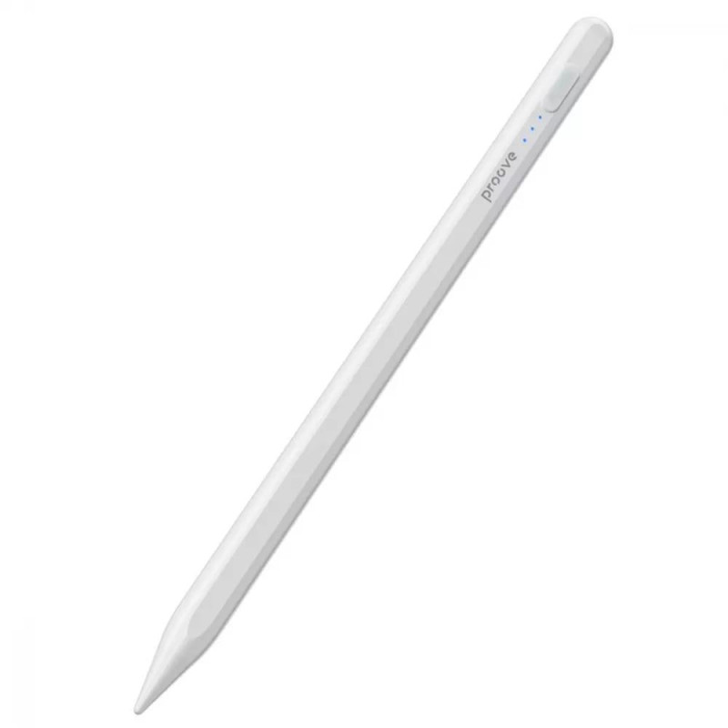 Активний стилус для телефона і планшета Apple з Type-C і до 9 годин роботи Proove Stylus Magic Wand ASP-01 Active Version White