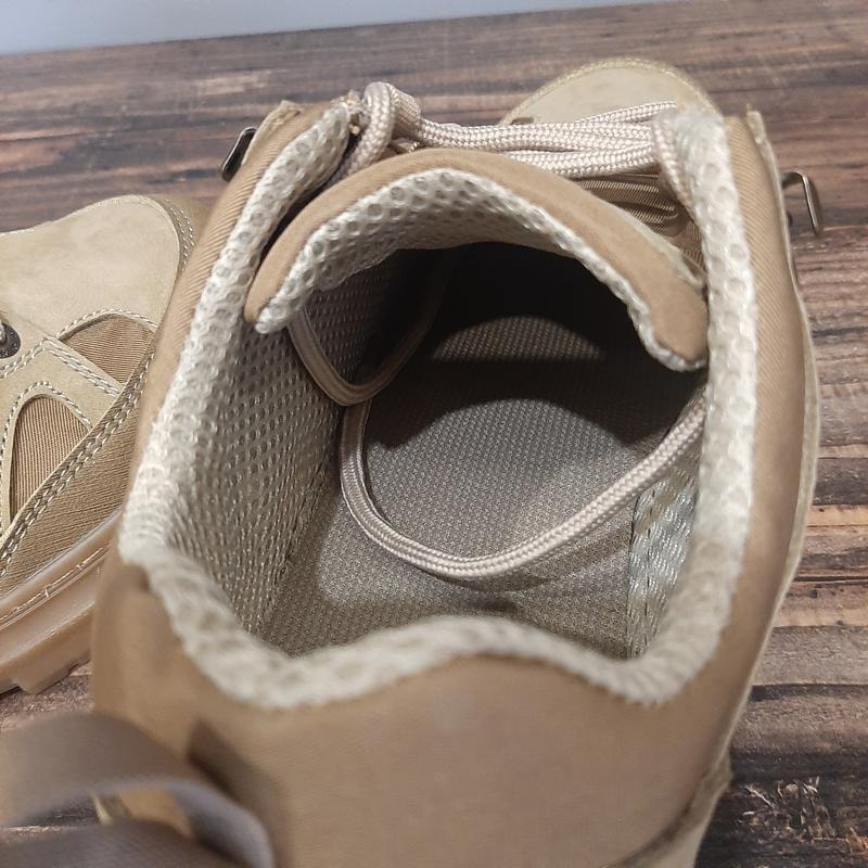 Кросівки тактичні чоловічі Light Tactic шкіряні демісезонні 40 розмір 26 см з адаптивними устілками Пегас Коричневий