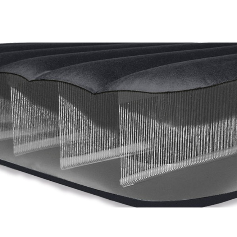 Полуторне надувне ліжко 206 x 152 x 30см, матрац із зовнішним usb-електронасосом  Intex 64179 Gray