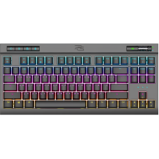 Дротова ігрова клавіатура з RGB підсвічуванням для комп'ютера, українська розкладка Proove Gaming Sideswap Black