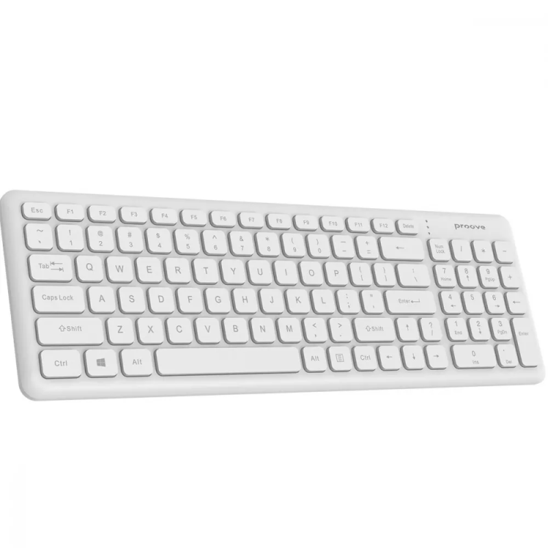 Бездротова клавіатура з 96 кнопок 10м 1xAAA Proove Classic Code White