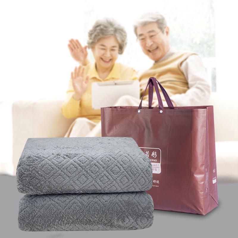 Електрична ковдра 180*80 з підігрівом від мережі 220 вольт 9 режимів Lesko J-001 Gray