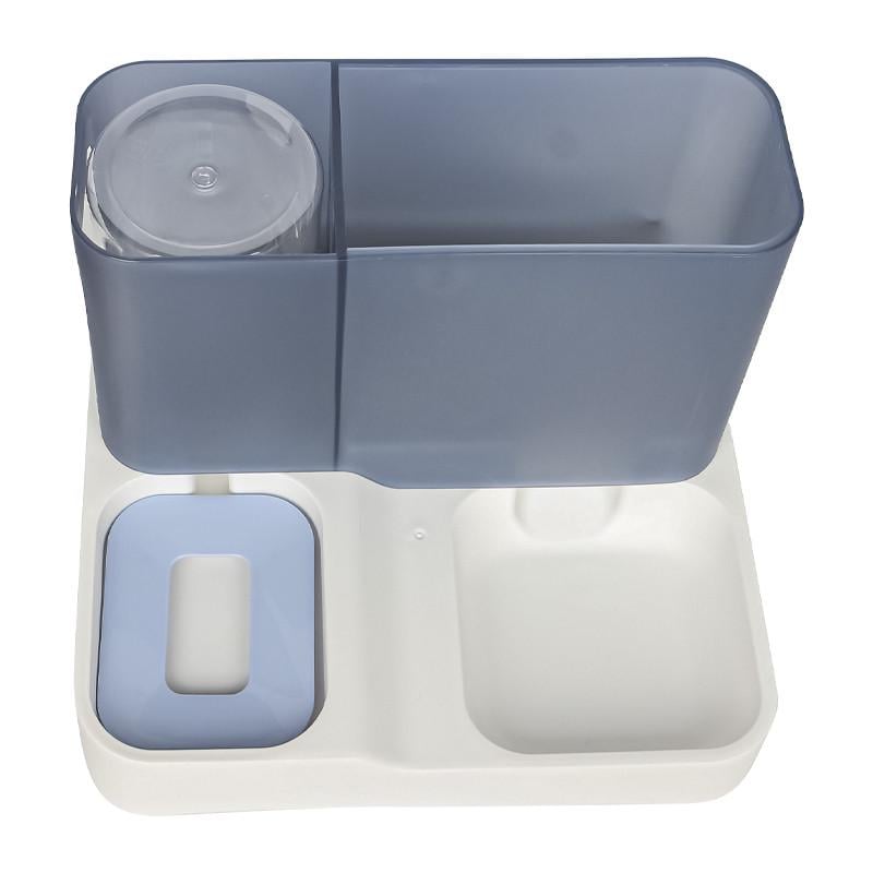 Автоматична годівниця для котів і собак з поїлкою Justif DT537 Blue