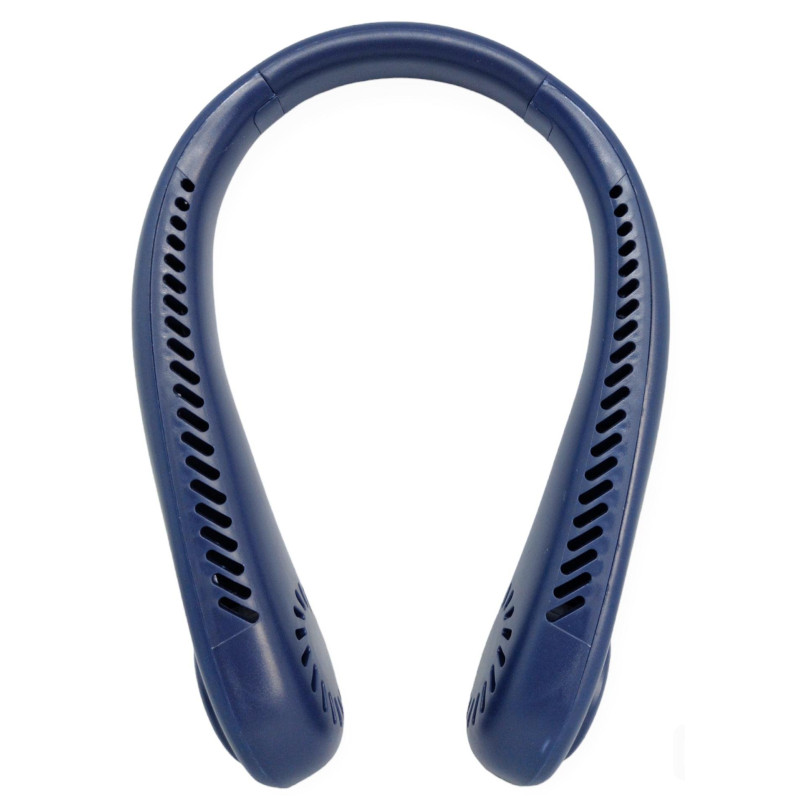 Портативний міні-вентилятор безлопатевий акумуляторний Neck Fun NF-2181 Blue