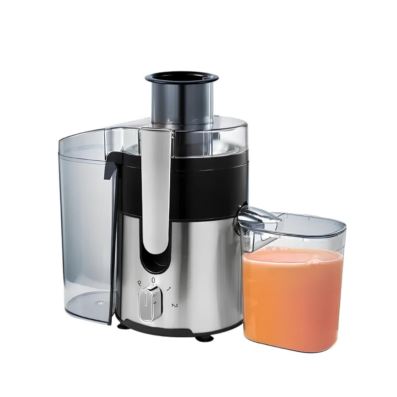Соковитискач з нержавіючої сталі та широкою горловиною 3 швидкості 0.6л 3000Вт Zepline ZP-099 Silver