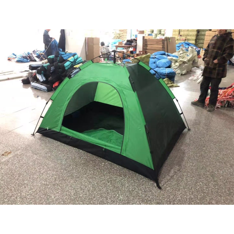 Намет автоматичний 6 місний саморозкладний Autocamp AT1209 для туризму і кемпінгу (Green)