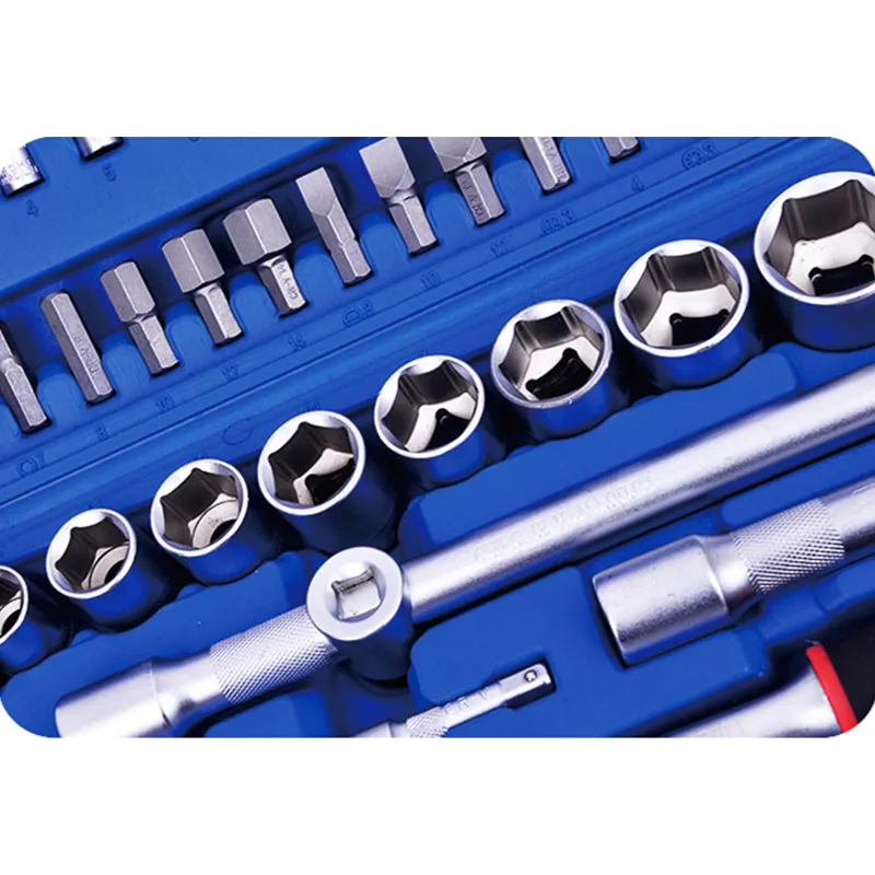 Набір інструментів з 94 предметів Repair Tool для ремонту та обслуговування хромованадієва сталь у пластиковому кейсі Blue