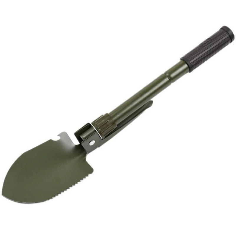 Багатофункціональна складана штикова міні лопата туристична саперна Shovel Mini з чохлом Green