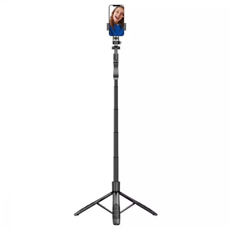 Штатив трипод селфі для смартфона і камери з різьбленням d 1/4 1530 мм Proove MegaStick Selfie Stick Tripod Black