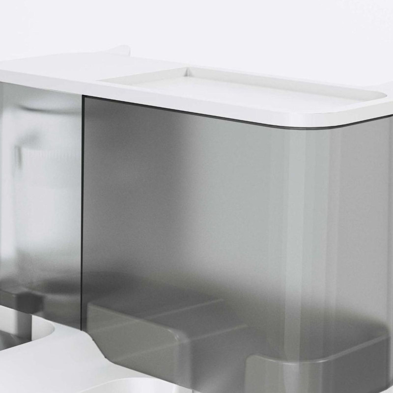 Автоматична годівниця для котів і собак з поїлкою Lesko DT537 Gray