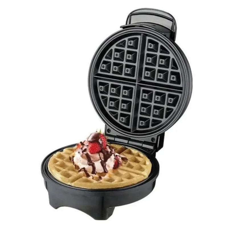 Електрична вафельниця для товстих віденських вафель з антипригарним покриттям 2200Вт Rainberg RB-2254 Black