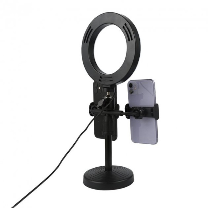 Кільцева led настільна лампа PHONE LIVE FILL LIGHT (WN-20)
