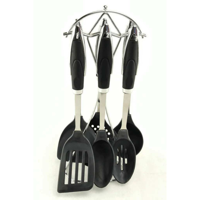 Кухонный набор на стойке 7 предметов A-Plus 1450 кухонные принадлежности