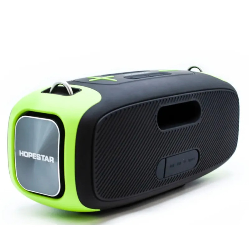Великий портативний блютуз колонка HOPESTAR A30 | 55W бездротова акустична bluetooth система (Зелена)