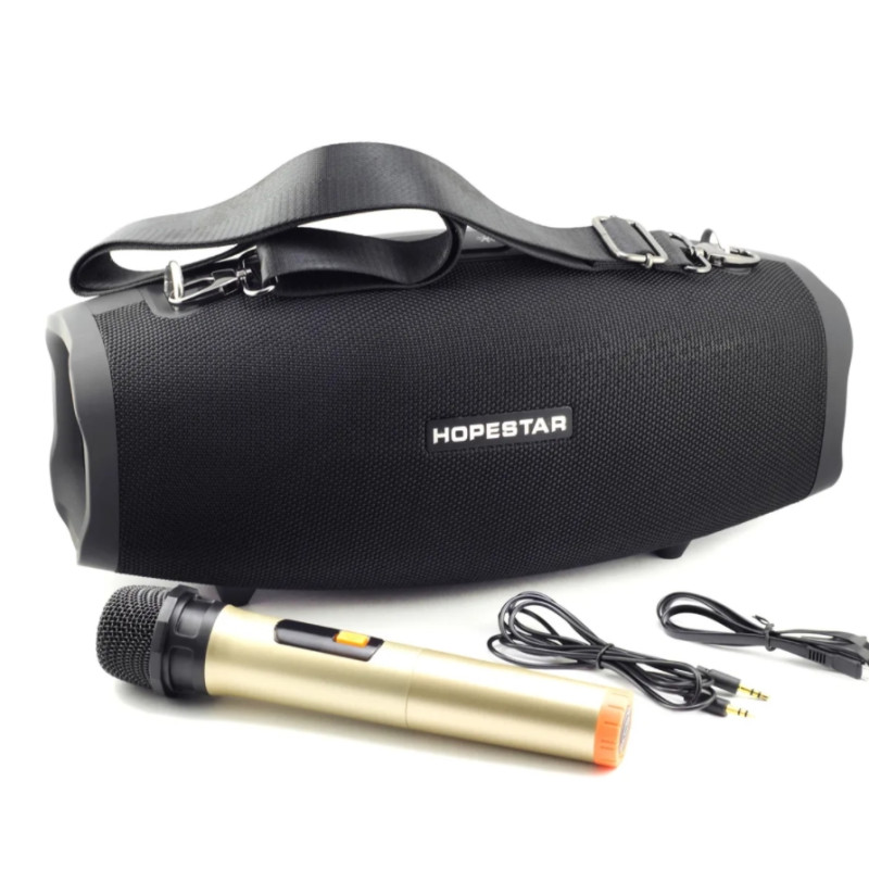 Портативна блютуз колонка Hopestar H1 PARTY з мікрофоном bluetooth бездротова акустика