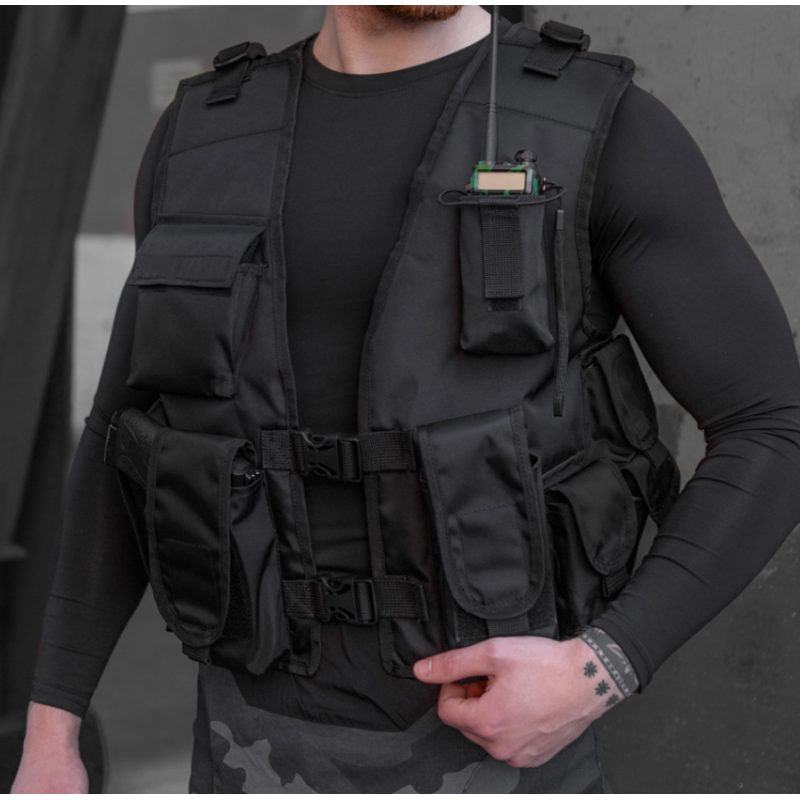 Разгрузочный жилет тактический на 10 карманов One Size разгрузка ременно плечевая система