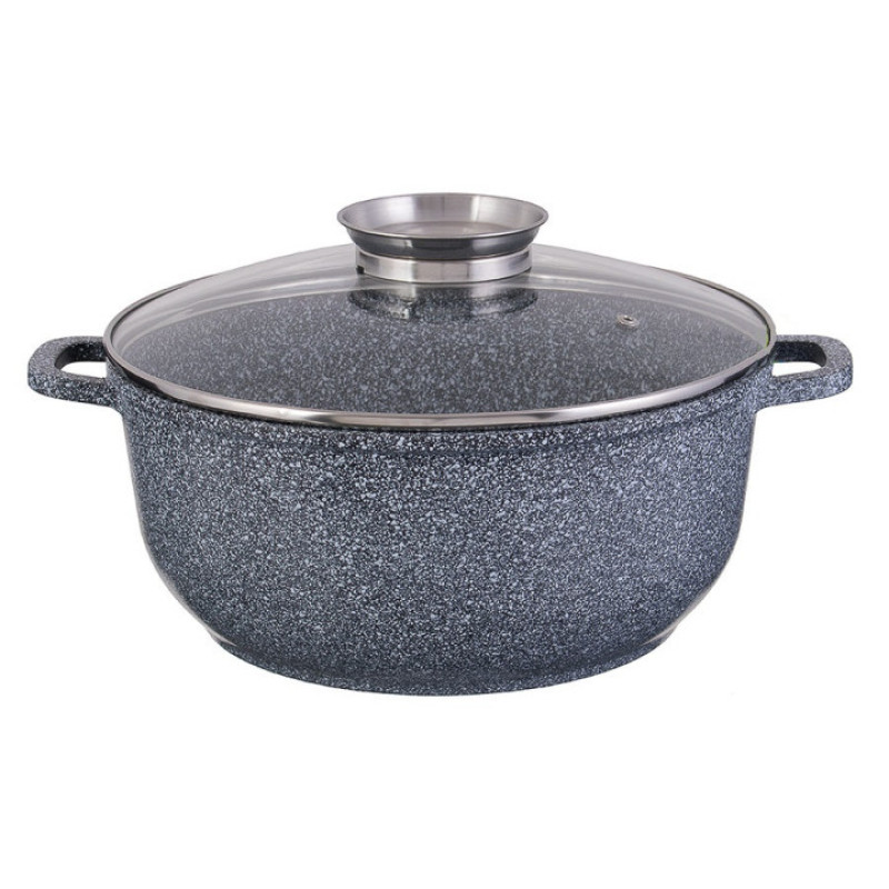 Уникальный набор посуды из нержавеющей стали с мраморным покрытием Edenberg EB-8012 10 предметов