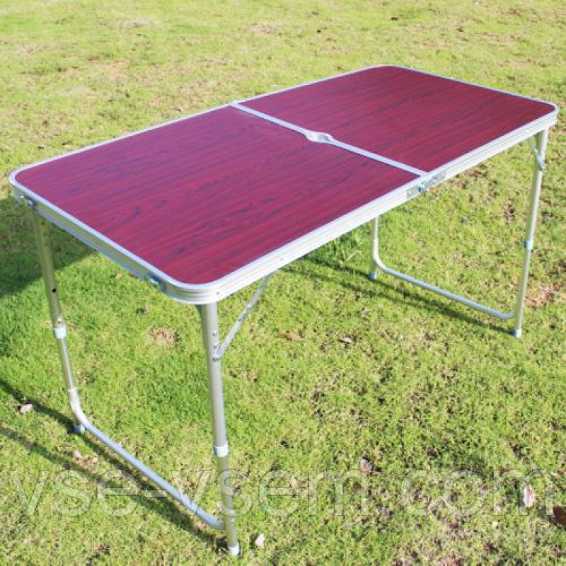 Розкладний стіл - чемодан для пікніка FT-2107 (коричневий) Розкладний стіл - чемодан для пікніка FT-2107 (коричневий)