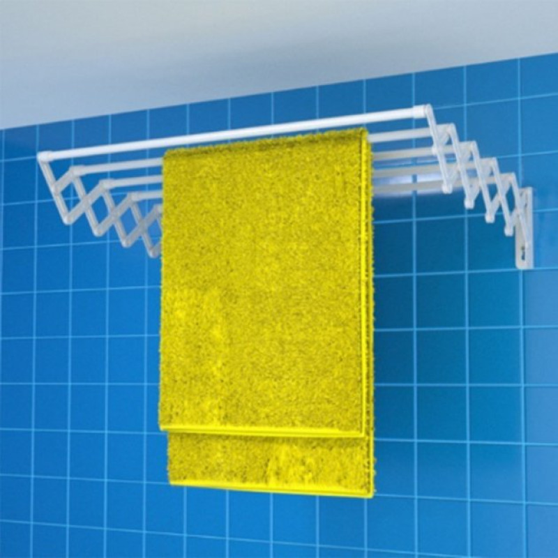 Розсувна сушарка для білизни STENSON 80 см / Сушка для одягу на балкон, у ванну (TL00383)