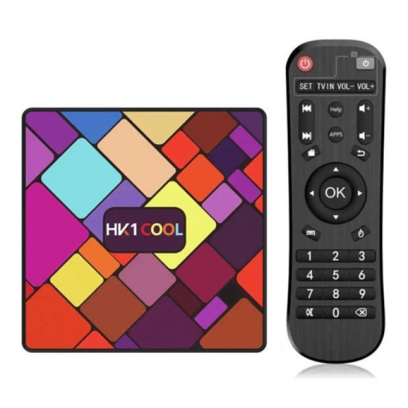 Смарт приставка HK1 COOL (4/32) Android 9.0 smart TV BOX медіаплеєр
