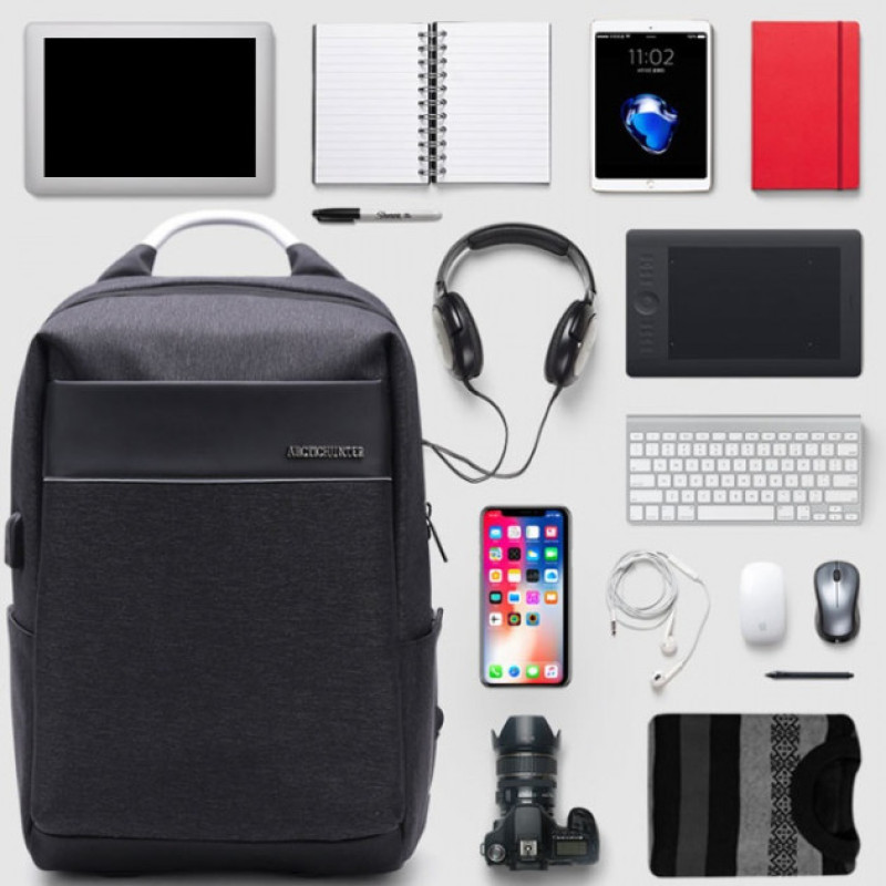 Міський рюкзак Arctic Hunter для ноутбука 15.6" (B00218) Black