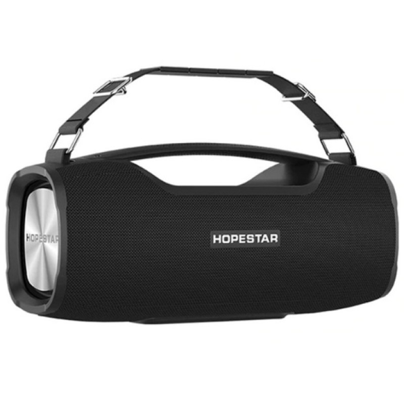 Портативна блютуз колонка Hopestar A6 PRO з мікрофоном PRO 55W Чорна bluetooth бездротова акустика