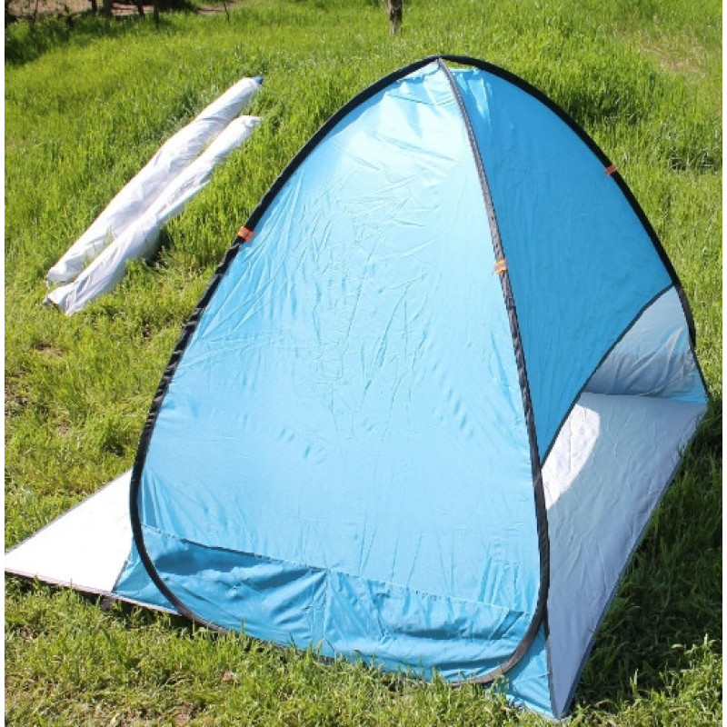 Намет пляжний Stripe з автоматичним розкладанням 150*110 см синій