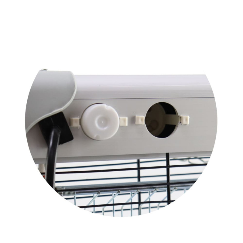 Знищувач комах, світильник пастка для мух та комарів LEBRON 2x10w до 60 м2 Інсектицидна ультрафіолетова лампа