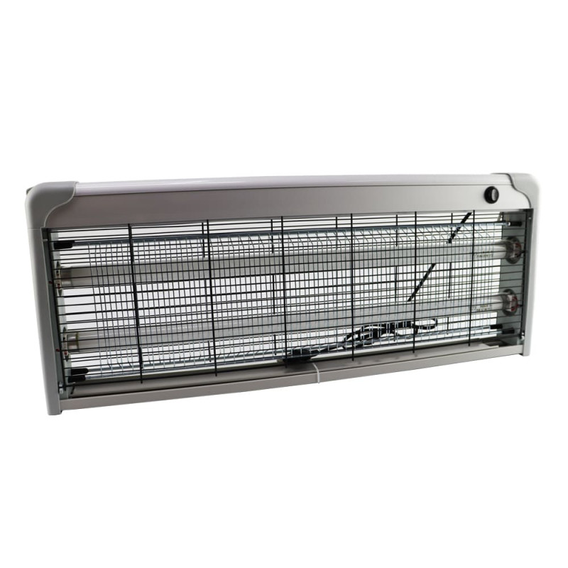 Знищувач комах, світильник пастка для мух та комарів LEBRON 2x20w до 120 м2 Інсектицидна ультрафіолетова лампа